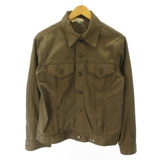 リーバイス(Levi's)のリーバイス 70505 BIG E ジャケット コットンピケ USA製 茶(ブルゾン)