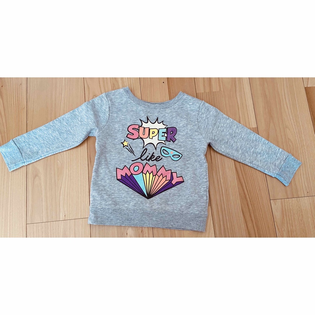 90サイズ　裏起毛　トレーナー キッズ/ベビー/マタニティのキッズ服男の子用(90cm~)(Tシャツ/カットソー)の商品写真