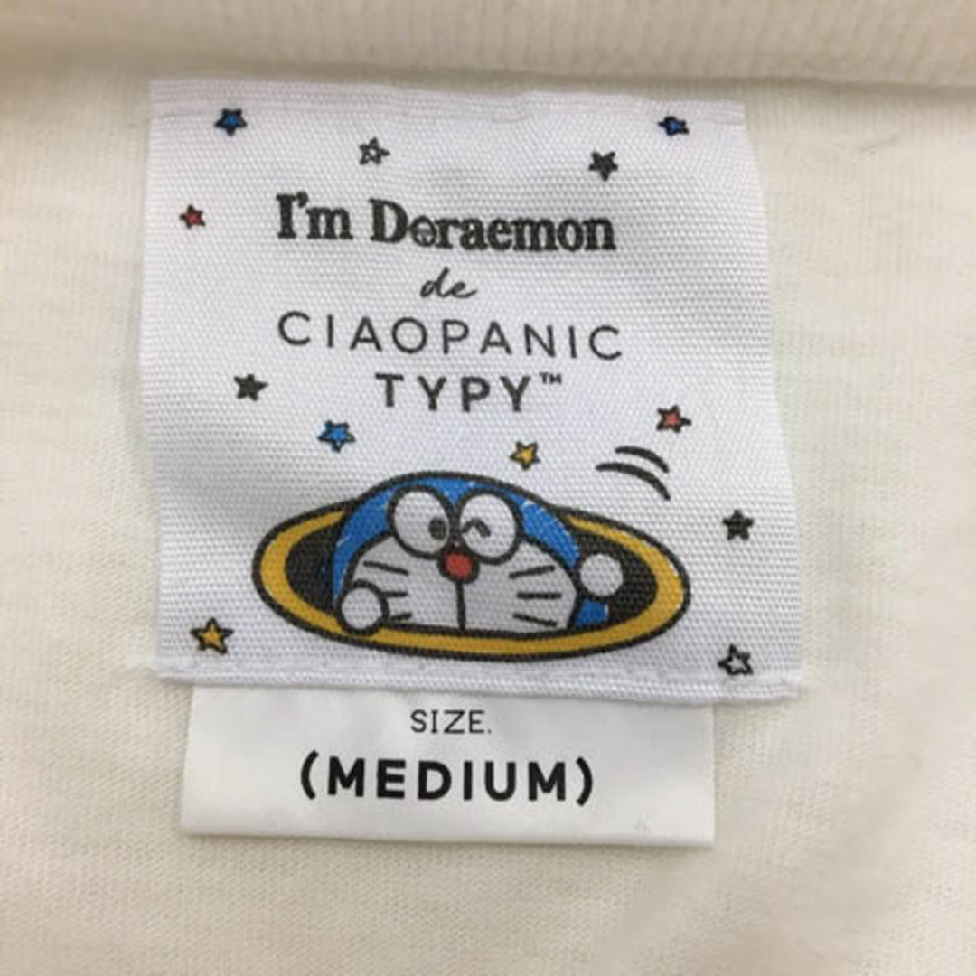 CIAOPANIC TYPY(チャオパニックティピー)のチャオパニック ティピー Tシャツ カットソー 五分袖 MEDIUM 白 青 レディースのトップス(その他)の商品写真