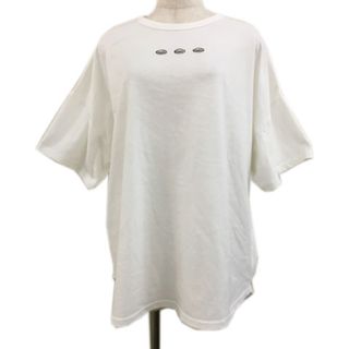 チャオパニックティピー(CIAOPANIC TYPY)のチャオパニック ティピー Tシャツ カットソー 五分袖 MEDIUM 白 青(その他)