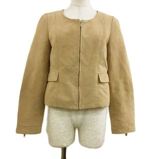 プロポーションボディドレッシング(PROPORTION BODY DRESSING)のプロポーション ボディドレッシング ジャケット ノーカラー 長袖 2 ベージュ(その他)