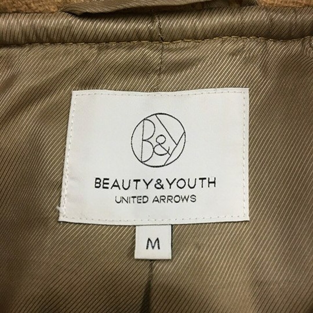 BEAUTY&YOUTH UNITED ARROWS(ビューティアンドユースユナイテッドアローズ)のB&Y ユナイテッドアローズ ビューティー&ユース コート ダッフル M 茶 レディースのジャケット/アウター(ダッフルコート)の商品写真