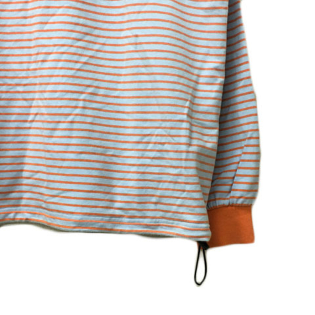 CIAOPANIC TYPY(チャオパニックティピー)のチャオパニック ティピー Tシャツ ボーダー 長袖 MEDIUM 青 オレンジ メンズのトップス(Tシャツ/カットソー(七分/長袖))の商品写真