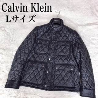カルバンクライン(Calvin Klein)の美品 大きいサイズ Calvin Klein キルティングジャケット ブルゾン (ブルゾン)