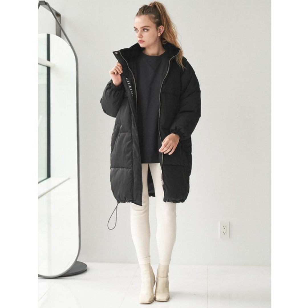 ALEXIA STAM(アリシアスタン)のLong Padded Coat/ロゴパデッドコート レディースのジャケット/アウター(ダウンコート)の商品写真