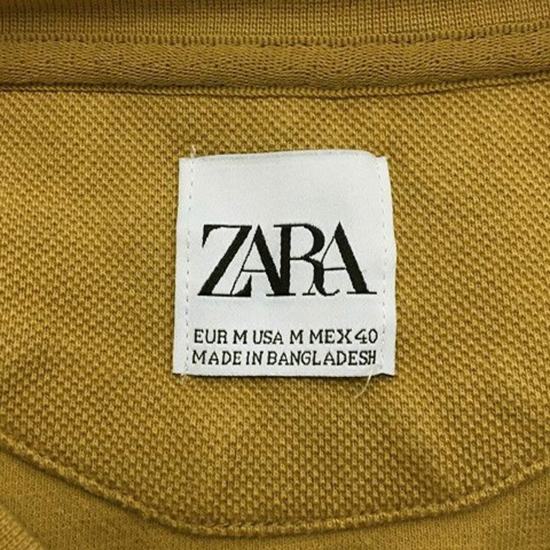 ZARA(ザラ)のザラ トレーナー スウェット ブロック ボーダー 長袖 USA M 茶 白 メンズのトップス(その他)の商品写真