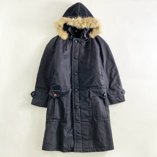 ヴァンヂャケット(VAN Jacket)の66L7 当時モノ☆VAN JAC ヴァン モッズコート 165 ネイビー 内ボア ミリタリー Kent ケント アウター 上着 羽織(ダウンジャケット)