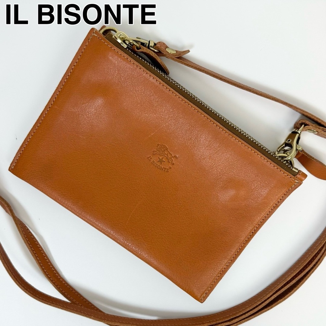 23K14 IL BISONTE イルビゾンテ ショルダーバッグ レザーレザー