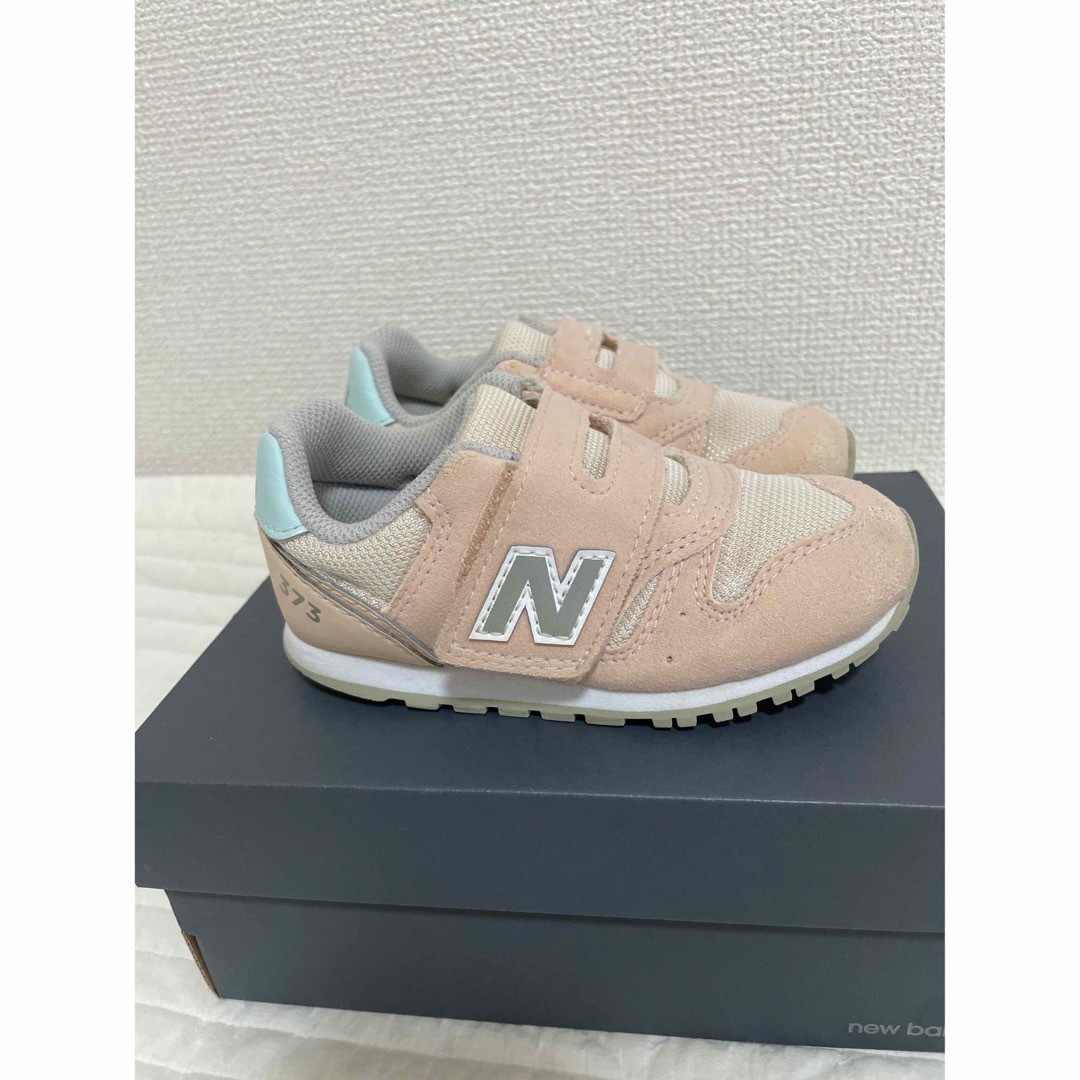 New Balance(ニューバランス)のニューバランス　373  14.5cm  ピンク キッズ/ベビー/マタニティのベビー靴/シューズ(~14cm)(スニーカー)の商品写真