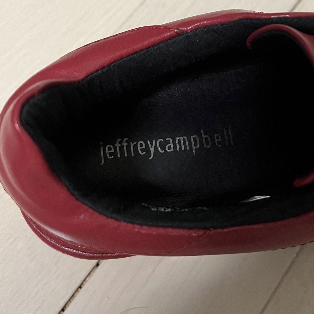 JEFFREY CAMPBELL(ジェフリーキャンベル)の美品赤厚底シューズsize35,22.5㎝ レディースの靴/シューズ(その他)の商品写真