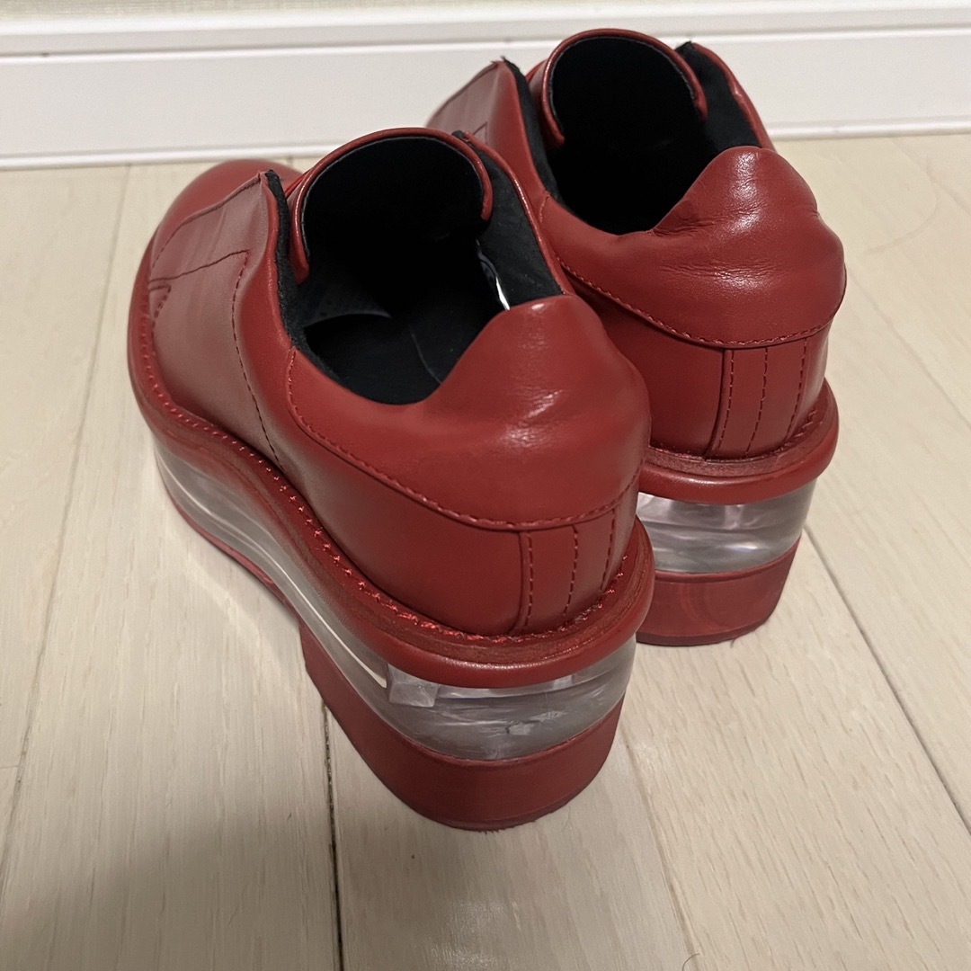 JEFFREY CAMPBELL(ジェフリーキャンベル)の美品赤厚底シューズsize35,22.5㎝ レディースの靴/シューズ(その他)の商品写真