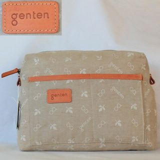 ゲンテン(genten)のgenten ゲンテン＊未使用＊　クロスパンチング インナースペースM　ポーチ　(ポーチ)