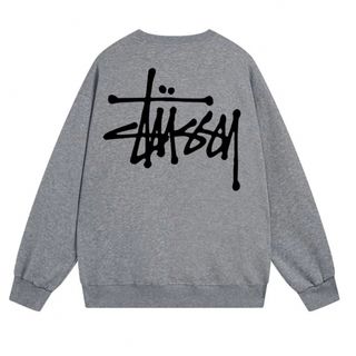 ステューシー(STUSSY)の『新品未使用』ステューシー　STUSSY パーカー　グレー　Lサイズ。(パーカー)