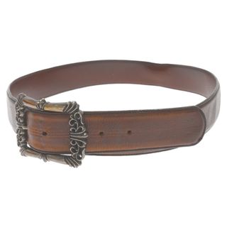 クロムハーツ(Chrome Hearts)のCHROME HEARTS クロムハーツ BLT FILIGREE OTJ クラシックフィリグリーレザーベルト 36インチ シルバー/ブラウン(ベルト)