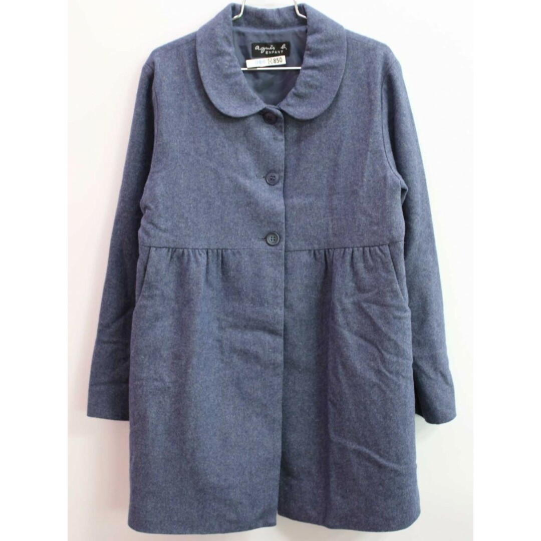 キッズ服女の子用(90cm~)【冬物 新入荷!】◇アニエスb/アニエスベー/agnes b. ENFANT◇135cm コート ブルー子供服 キッズ kids 女の子 冬 421132