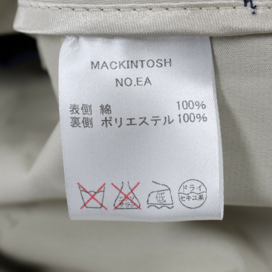 MACKINTOSH(マッキントッシュ)のMACKINTOSH マッキントッシュ コットン トレンチコート ロングコート 英国製 ネイビー メンズのジャケット/アウター(トレンチコート)の商品写真