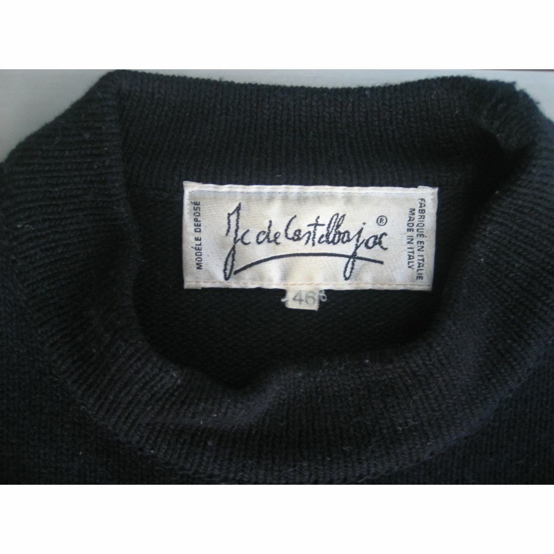 CASTELBAJAC(カステルバジャック)のカステルバジャック　イタリー製　厚手のセーター　濃紺 メンズのトップス(ニット/セーター)の商品写真