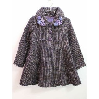 アナスイ(ANNA SUI)の【冬物 新入荷!】◇アナスイミニ/ANNA SUI mini◇110cm コート 濃紺×紫【中古】子供服 キッズ kids 女の子 冬 221132(ジャケット/上着)