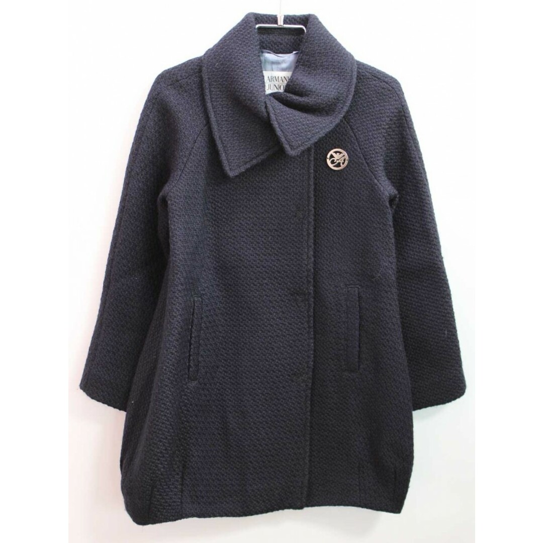 【冬物 新入荷!】◇アルマーニ ジュニア/Armani Junior ◇118cm コート 濃紺子供服 キッズ kids 女の子 冬 221132キッズ/ベビー/マタニティ