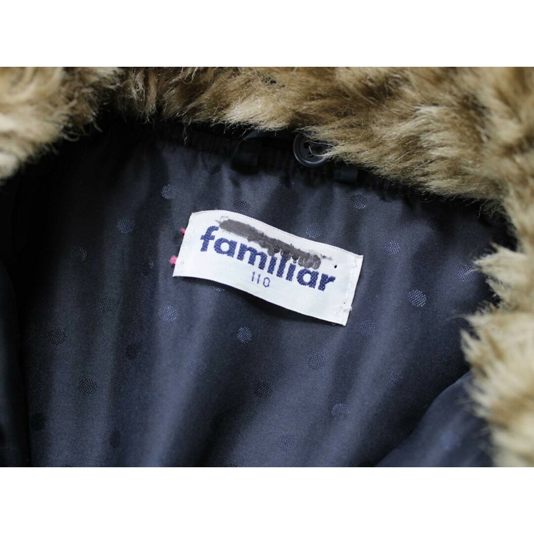 familiar(ファミリア)の【冬物 新入荷!】◇ファミリア/familiar◇110cm ダウンコート 濃紺【中古】子供服 キッズ kids 女の子 冬 221132 キッズ/ベビー/マタニティのキッズ服女の子用(90cm~)(ジャケット/上着)の商品写真