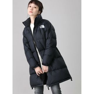 ザノースフェイス(THE NORTH FACE)の美品　THE NORTH FACE　ロングヌプシコート　ダウンジャケット(ダウンジャケット)