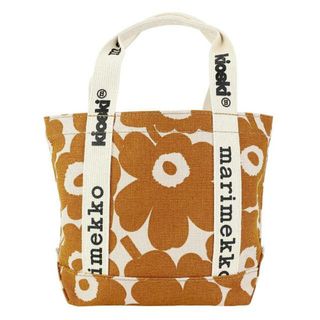 マリメッコ(marimekko)の新品 マリメッコ Marimekko トートバッグ キャリア MINI UNIKKO ブラウン/ベージュ(トートバッグ)