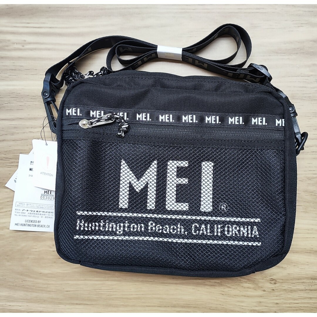 MEI(メイ)の値下げしました!MEI/メイ男女兼用メッシュポケット付ショルダーバッグ メンズのバッグ(ショルダーバッグ)の商品写真