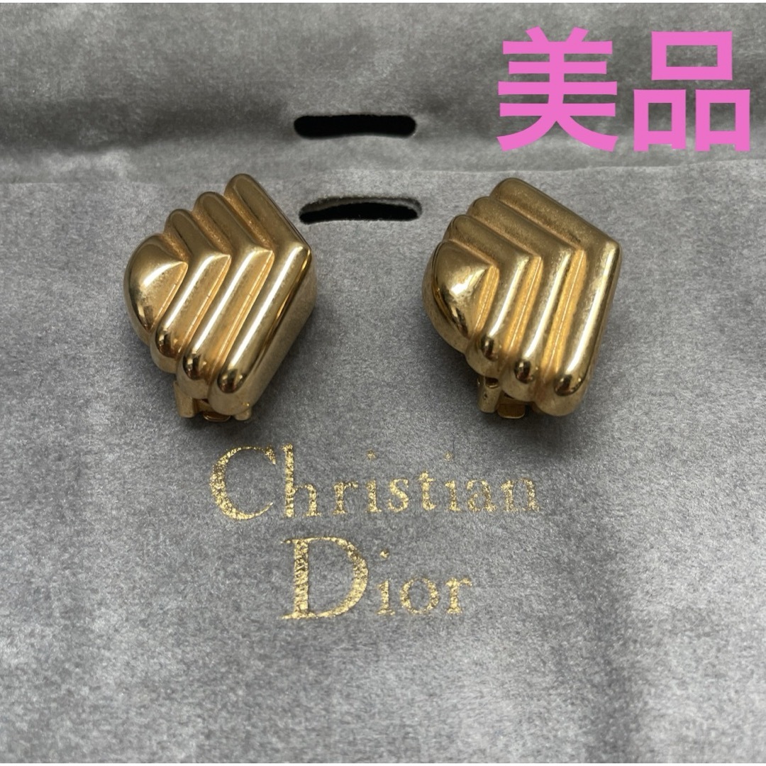 イヤリングChristian Dior クリスチャンディオール　大振りイヤリング　美品