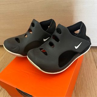 NIKE - NIKE サンダル　ベビー　キッズ　ブラック　黒 14cm