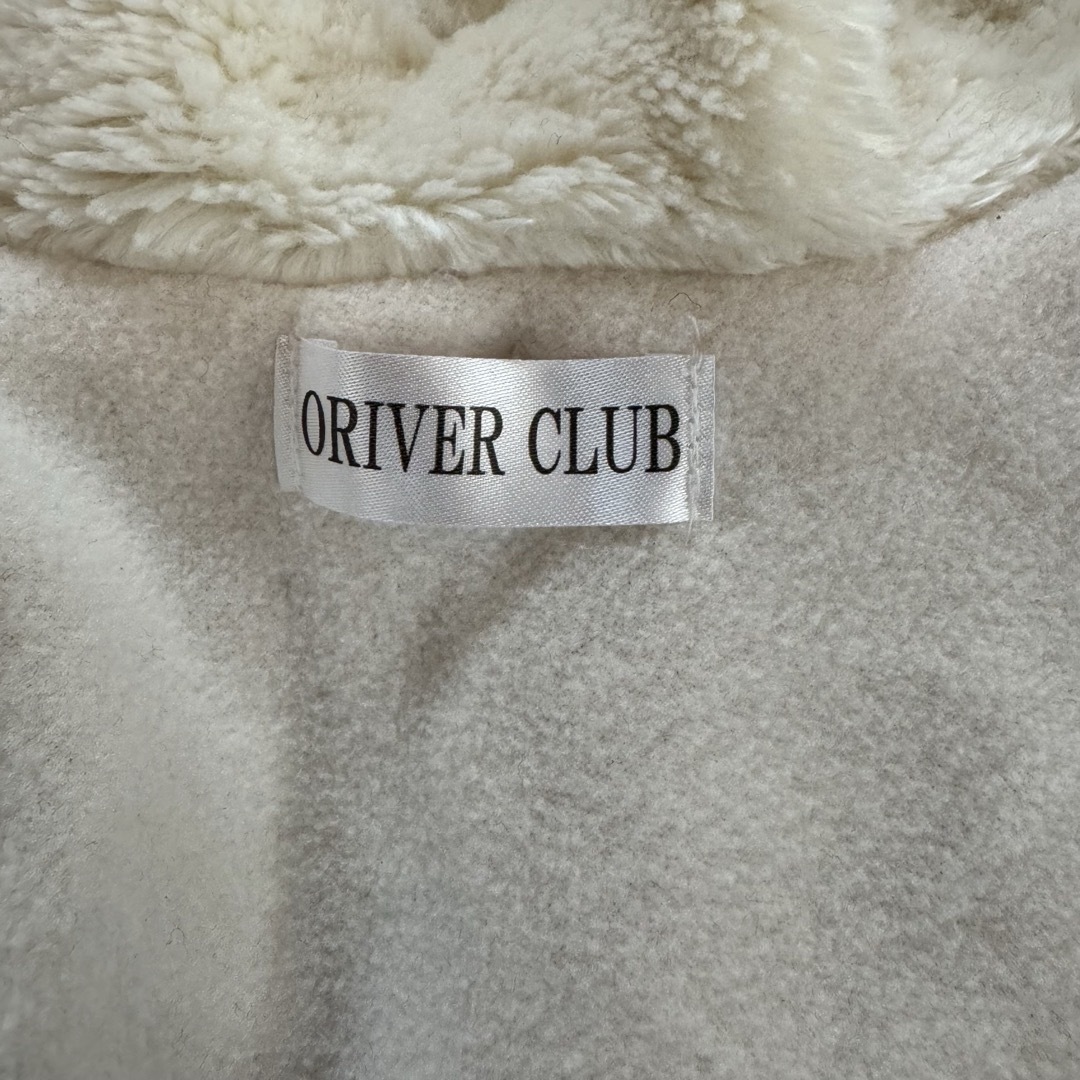 ORIVER CLUB 千鳥柄　ポンチョ　耳付き　ウサギ キッズ/ベビー/マタニティのベビー服(~85cm)(ジャケット/コート)の商品写真