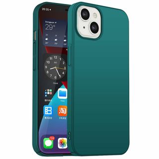 【色: グリーン】YUYIB iPhone15 Plus 用 ケース ハードケー(その他)