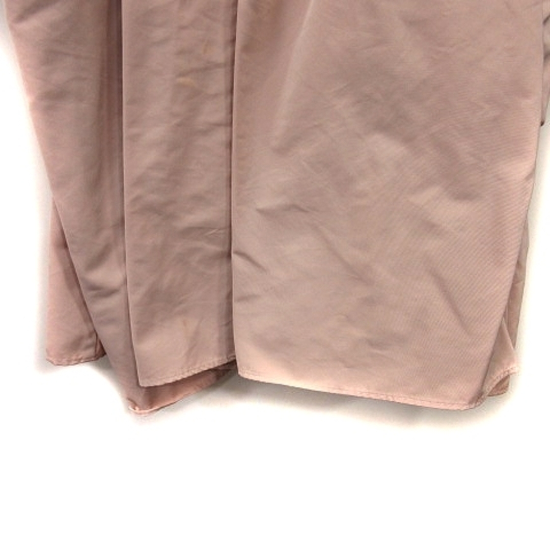 ROPE’(ロペ)のロペ フレアスカート ギャザー ひざ丈 36 ピンクベージュ /YI レディースのスカート(ひざ丈スカート)の商品写真