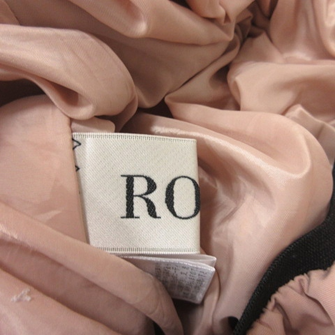 ROPE’(ロペ)のロペ フレアスカート ギャザー ひざ丈 36 ピンクベージュ /YI レディースのスカート(ひざ丈スカート)の商品写真