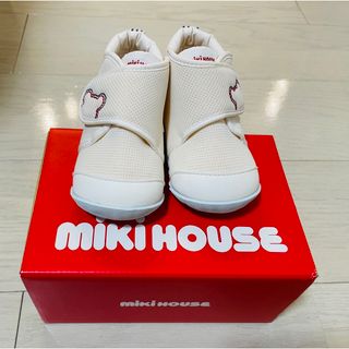 ミキハウス(mikihouse)のミキハウス ファーストシューズ 白 13.5センチ(スニーカー)