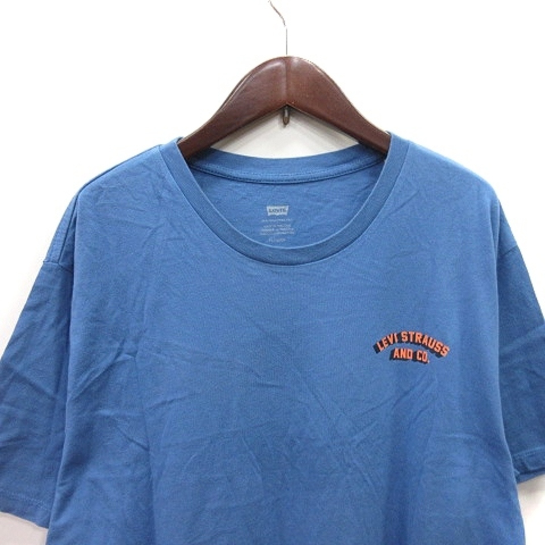 Levi's(リーバイス)のリーバイス Tシャツ カットソー 半袖 XL 紺 ネイビー /YI レディースのトップス(Tシャツ(半袖/袖なし))の商品写真