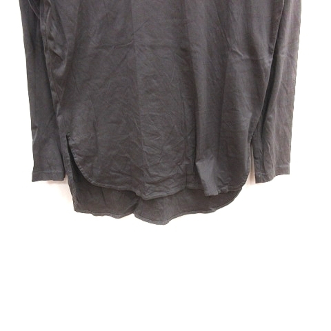 OPAQUE.CLIP(オペークドットクリップ)のオペークドットクリップ カットソー Tシャツ ボートネック 長袖 L グレー レディースのトップス(Tシャツ(長袖/七分))の商品写真