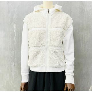 モンクレール(MONCLER)のモンクレール MONCLER パーカー テディ ボア 14A S相当 裏起毛(パーカー)