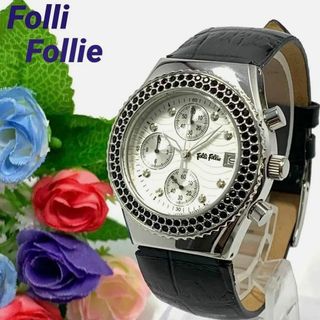 フォリフォリ(Folli Follie)の124 Folli Follie レディース 腕時計 クロノグラフ 電池交換済(腕時計)