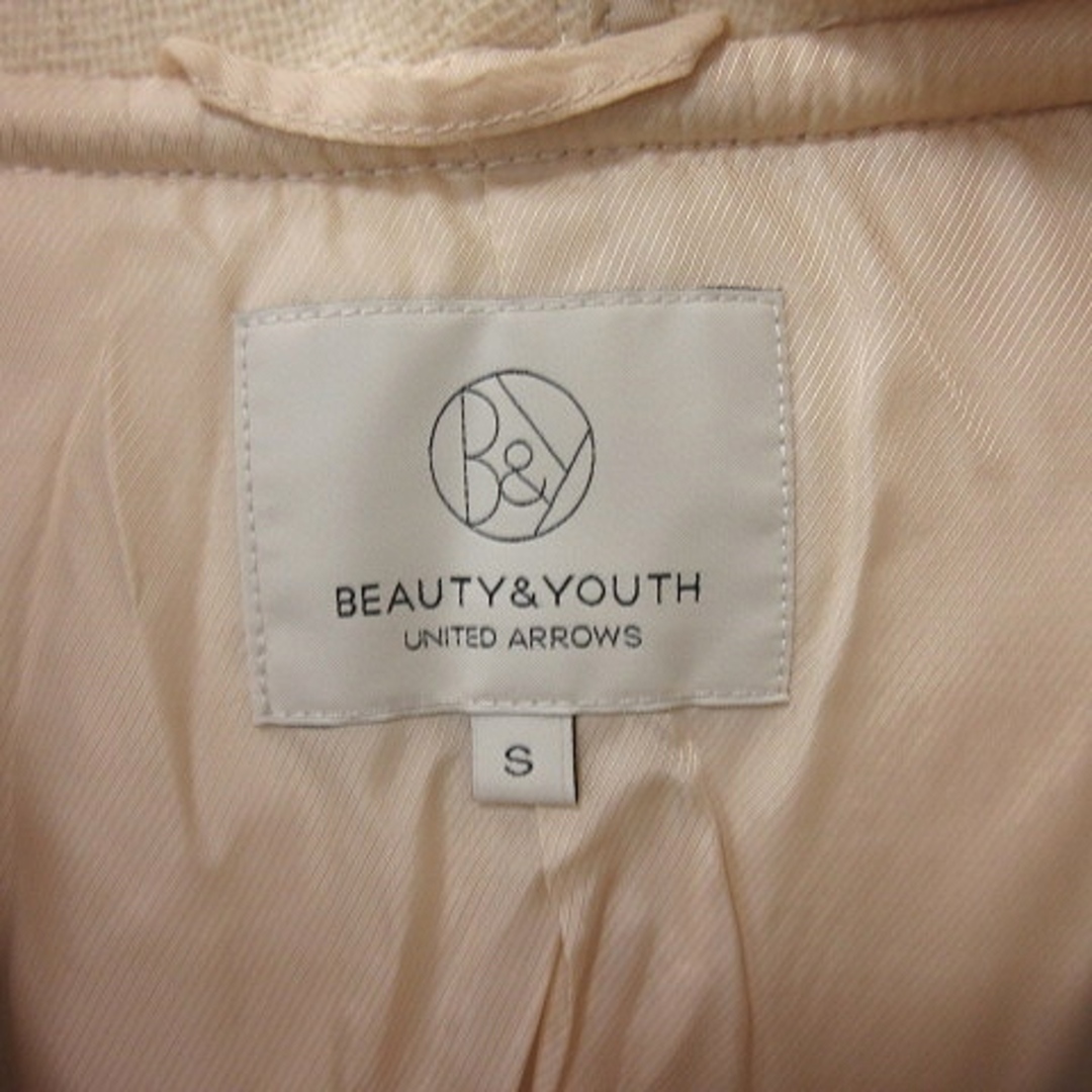 BEAUTY&YOUTH UNITED ARROWS(ビューティアンドユースユナイテッドアローズ)のビューティー&ユース ダッフルコート ロング 総裏地 ウール S オフホワイト  レディースのジャケット/アウター(ダッフルコート)の商品写真