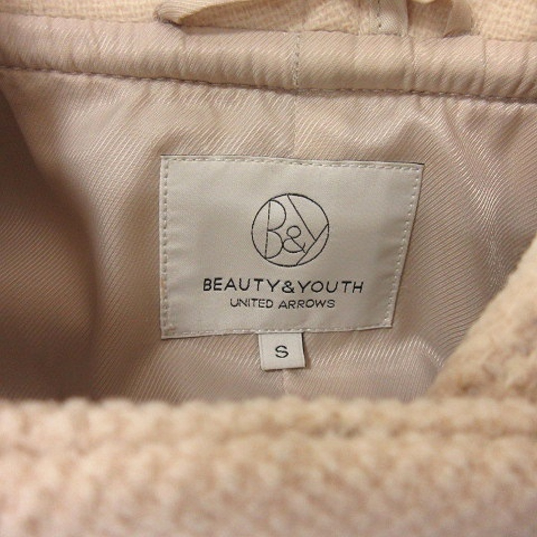 BEAUTY&YOUTH UNITED ARROWS(ビューティアンドユースユナイテッドアローズ)のビューティー&ユース ダッフルコート ロング ウール 総裏地 S ベージュ レディースのジャケット/アウター(ダッフルコート)の商品写真