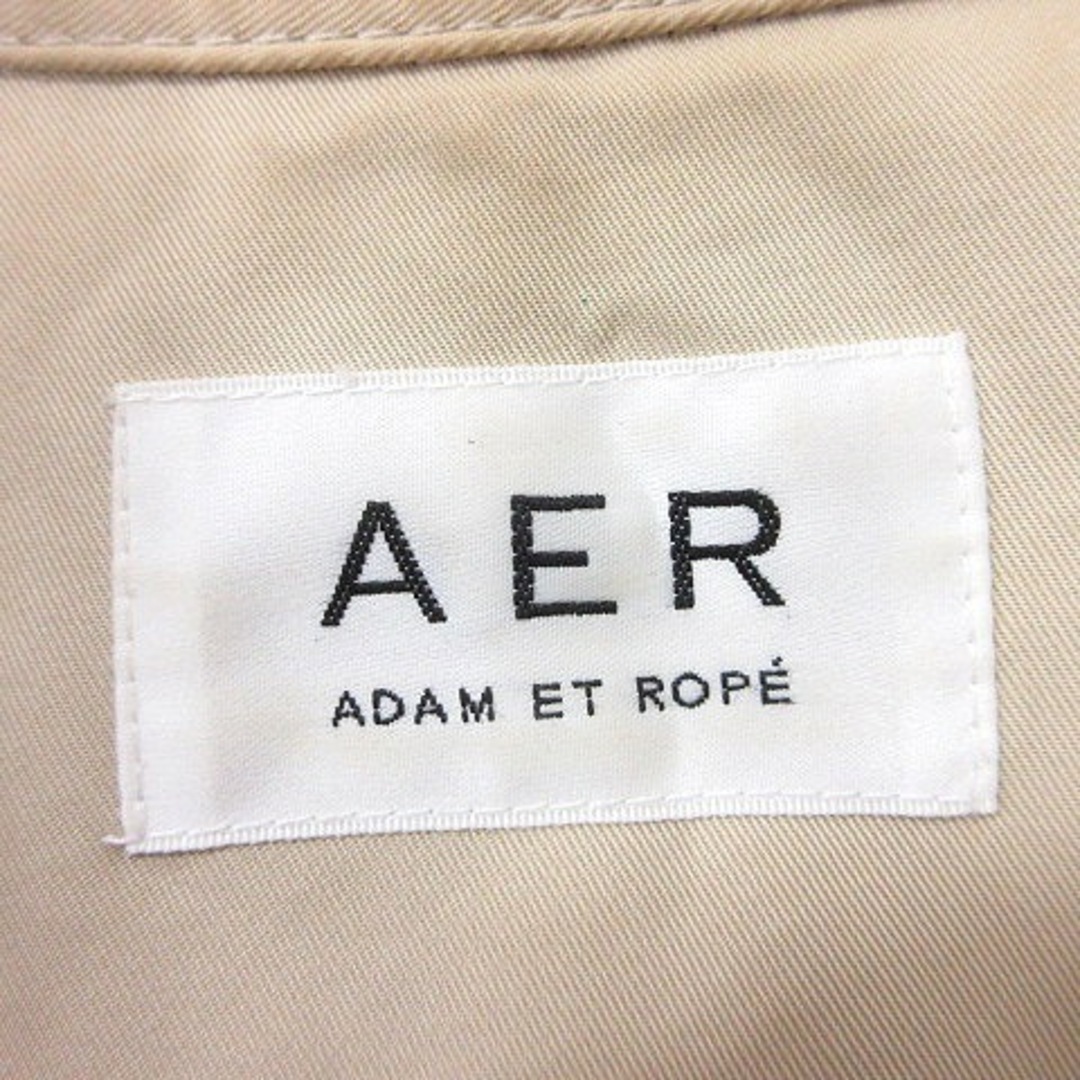 Adam et Rope'(アダムエロぺ)のアダムエロペトレンチコート 総裏地 ダブル 38 ベージュ レディースのジャケット/アウター(トレンチコート)の商品写真