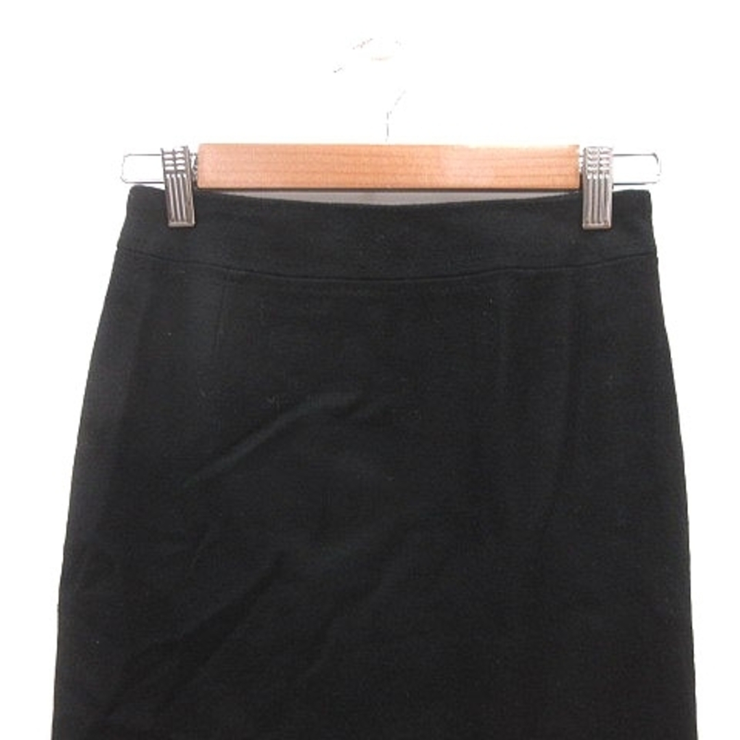 ROPE’(ロペ)のロペ ROPE タイトスカート ひざ丈 ウール 黒 ブラック /MS レディースのスカート(ひざ丈スカート)の商品写真