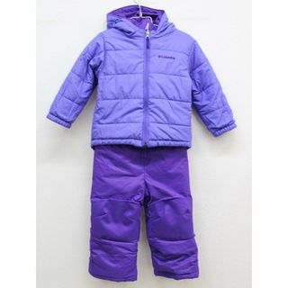 Columbia 子供用スキーウェア上下セット XS 強か 紫・黒 Columbia 子供用スキーウェア上下セット XS 強か 紫・黒