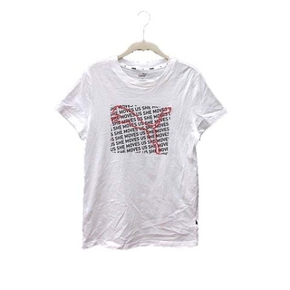 プーマ(PUMA)のPUMA Tシャツ カットソー ロゴプリント 半袖 XL 白 ホワイト /YK(Tシャツ(半袖/袖なし))