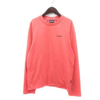 パタゴニア(patagonia)のパタゴニア トレーナー スウェット プリント 長袖 裏起毛 S コーラルピンク(その他)