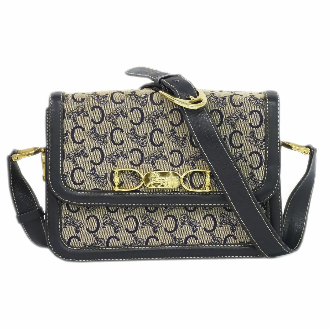CELINE - 本物 セリーヌ CELINE Cサルキー 馬車金具 ショルダー CELINE - 本物 セリーヌ CELINE Cサルキー 馬車金具 ショルダー