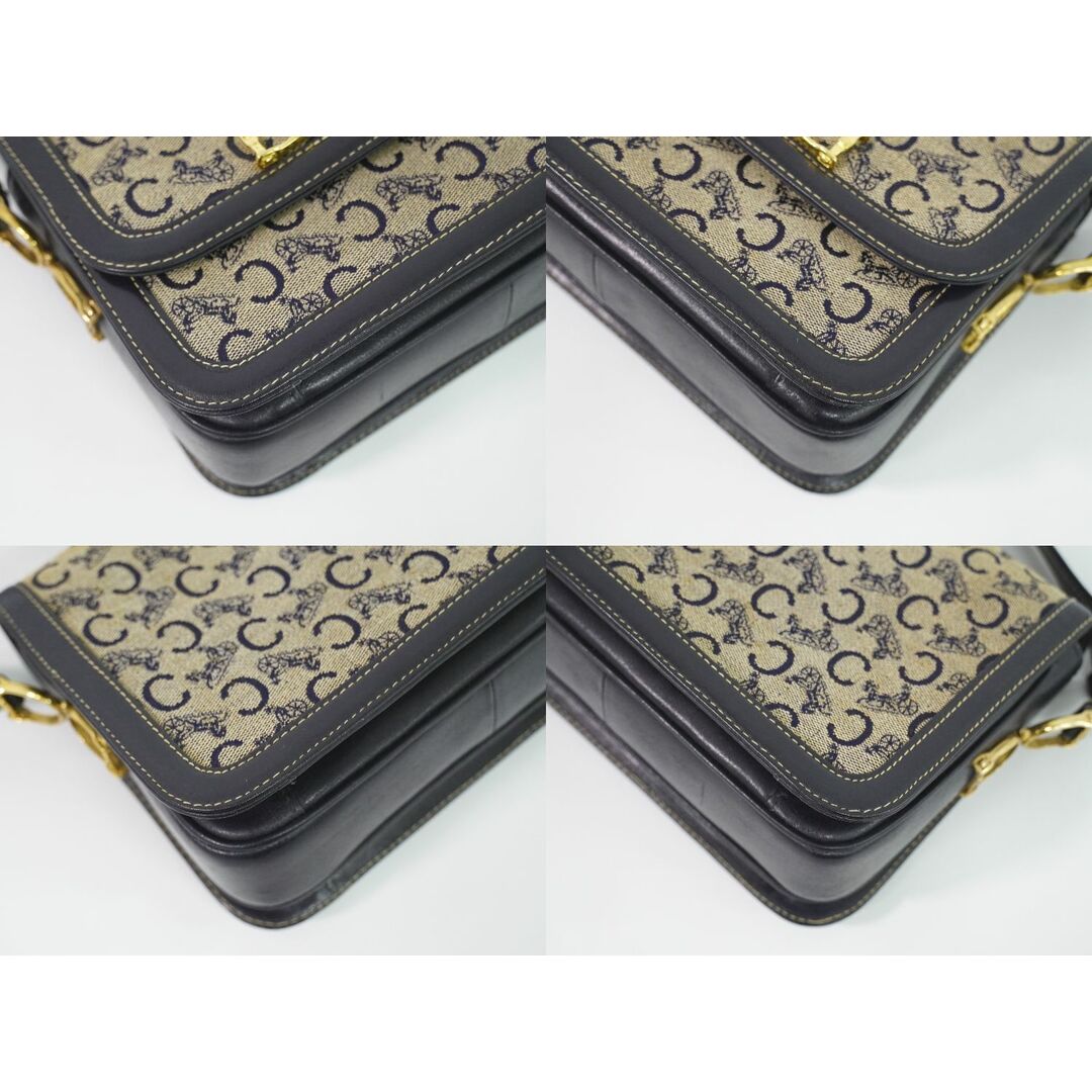CELINE - 本物 セリーヌ CELINE Cサルキー 馬車金具 ショルダー CELINE - 本物 セリーヌ CELINE Cサルキー 馬車金具 ショルダー