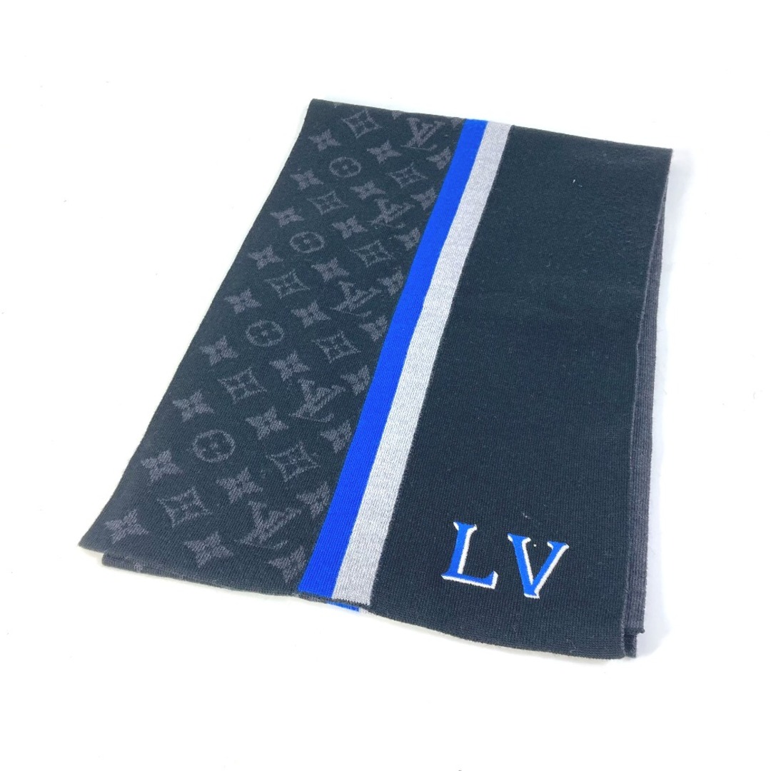 LOUIS VUITTON(ルイヴィトン)のルイヴィトン LOUIS VUITTON エシャルプ・LV バーシティ M77935 マフラー ウール/カシミヤ ノワール ブラック メンズのファッション小物(マフラー)の商品写真