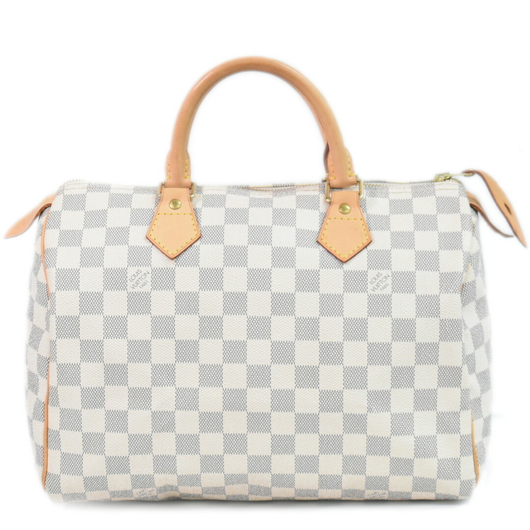 レディース本物 ルイヴィトン LOUIS VUITTON LV スピーディ 30 ダミエ アズール ミニ ボストンバッグ ハンドバッグ ホワイト N41533 Speedy バッグ