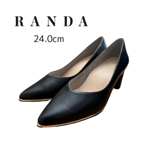 ランダ(RANDA)のRANDA 24.0cm パンプス(黒)(ハイヒール/パンプス)